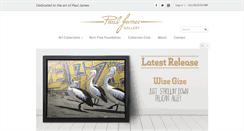 Desktop Screenshot of pauljamesgallery.com